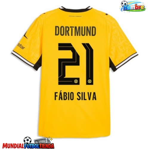 Camiseta Borussia Dortmund Fabio Silva #21 Primera Equipación Replica 2026-27 mangas cortas
